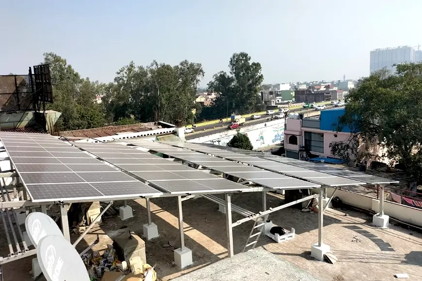 Hot Dip Solar Structure