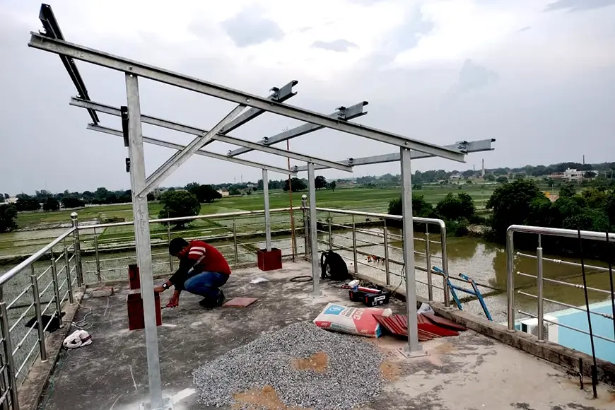 SS Solar Mounting Structure